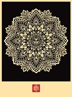 Obey, Mandala Ornament Black, 2010