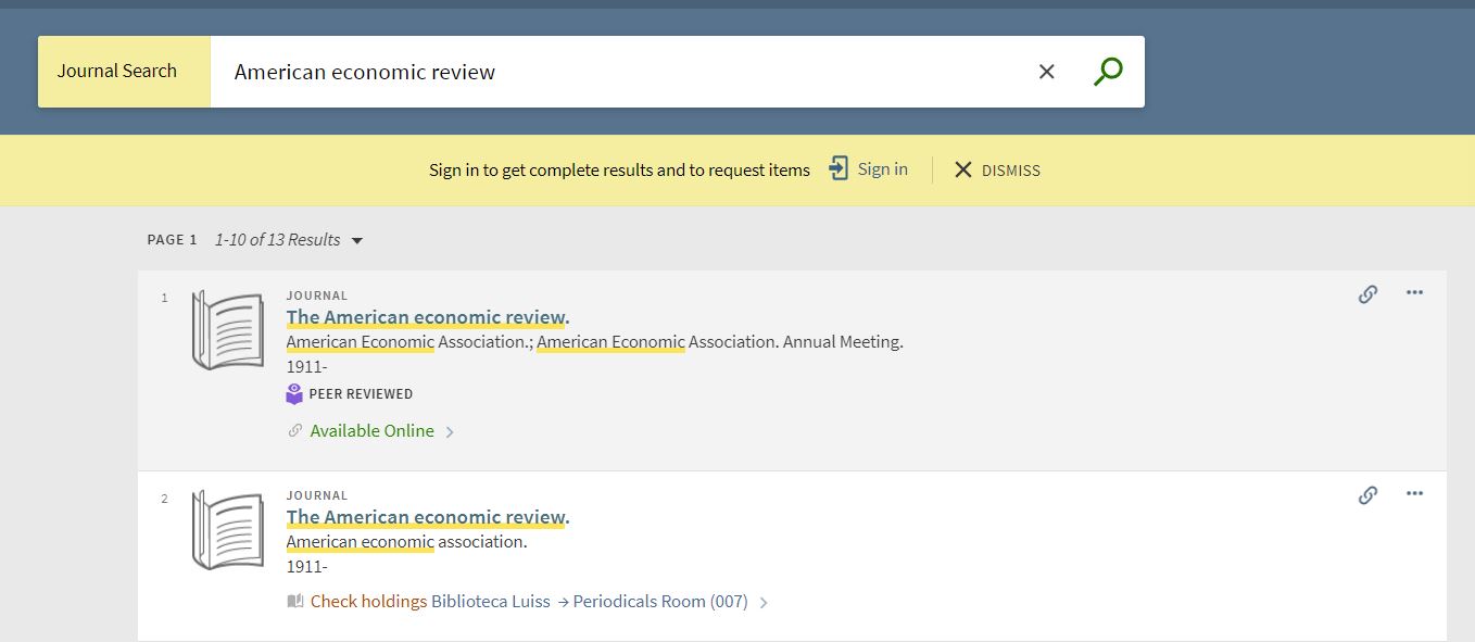 00-Discovery-journal results