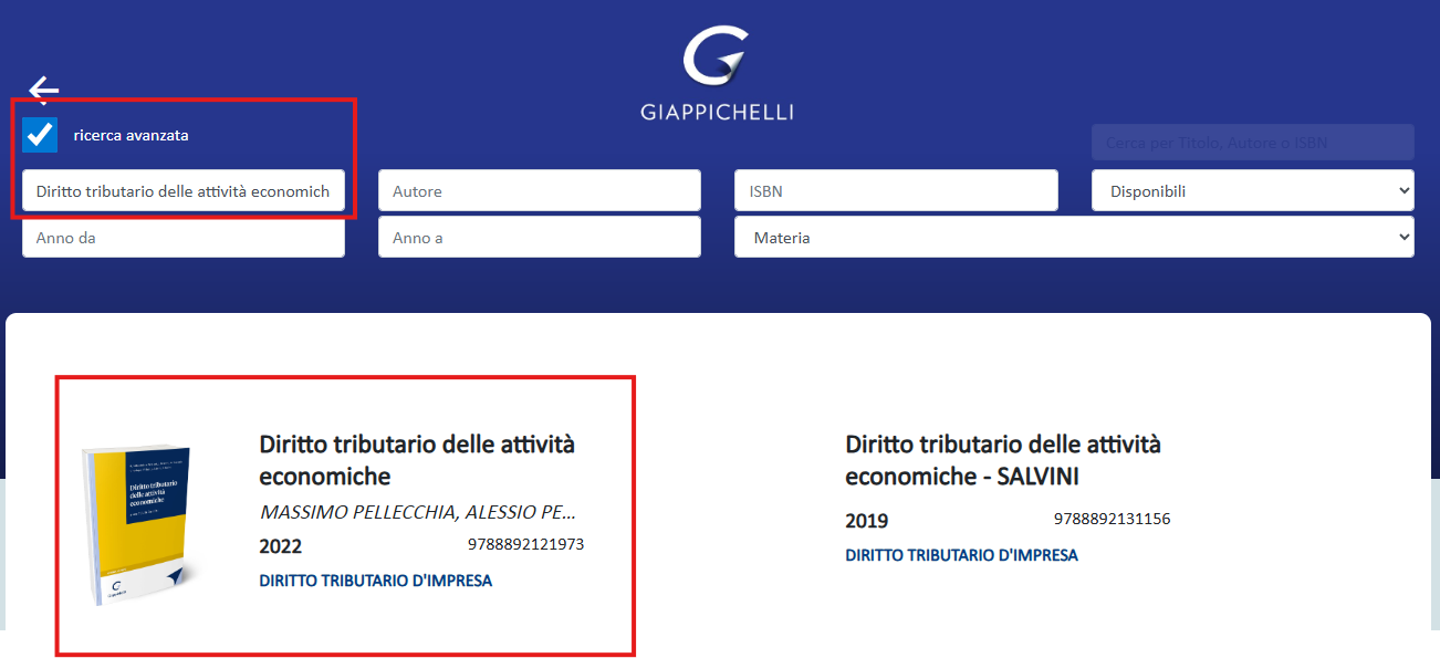 Biblioteca Giappichelli-Ricerca