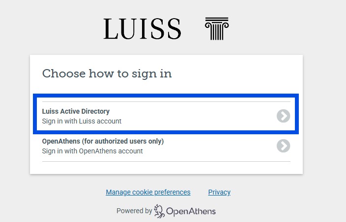 Luiss Active Directory