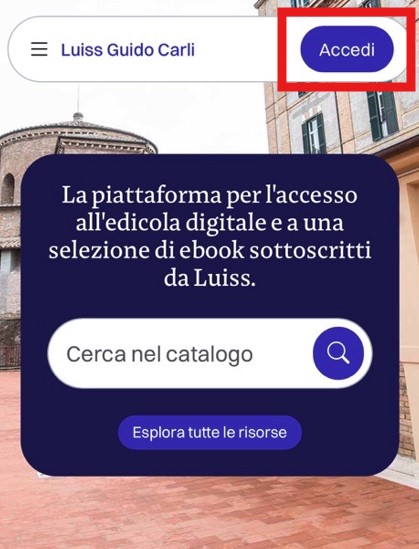 MLOL Login mobile